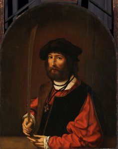Ruben Parduyn portréja alkotó: Jan (c.1472-c.1533) (after) Gossaert