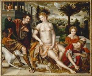 David és Bathseba ... alkotó: Jan (manner of) Massys