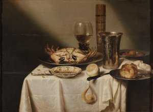 Csendélet alkotó: Jan Albertsz. Rotius (signed by artist)