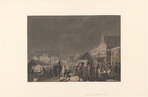 Vásár az amszterdami Botermarktban, 1810