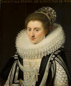 Ernestine Yolande (1594-1663), Ligne hercegnő portréja 1618 után
