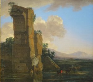 Olasz táj alkotó: Jan Asselijn