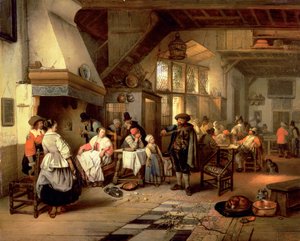 Egy kocsma belseje vak hegedűssel, 1844 (részletesen lásd: 76798)