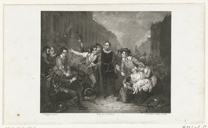 Pieter van der Werff polgármester önfeláldozása, 1574 alkotó: Jan Baptist Tetar van Elven