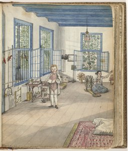 Brandes fia, Johnny és a rabszolga Flóra fonja, 1784