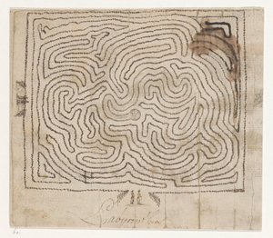 Labirintus Labyrinthus (cím a tárgyon) alkotó: Jan Brandes