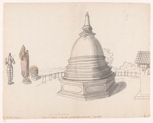 Singalese stupa te Moegerikalle alkotó: Jan Brandes