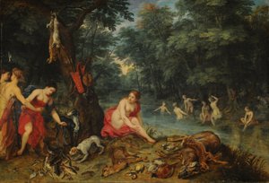 Nymphs Bath (Diana horgászatból visszatérő nimfái)