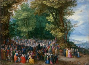 A hegyi beszéd alkotó: Jan Brueghel the Elder