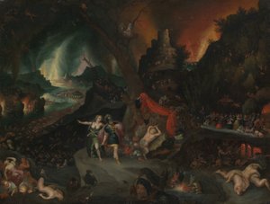 Aeneas és a Szibilla az alvilágban, 1630-as évek.