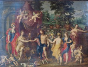 Az erényes élet allegóriája alkotó: Jan Brueghel the Younger