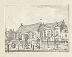 A Prinsekerk és a Boterhal Rotterdamban alkotó: Jan Bulthuis