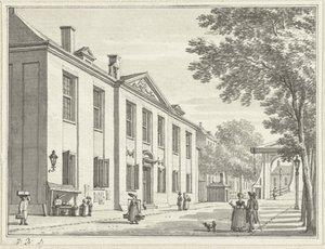 A Prinsenhof Rotterdamban alkotó: Jan Bulthuis