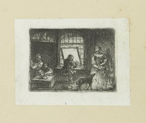 Interior van een prentatelier John Chalon rézkarcainak teljes munkája / Jean Chalon Complette des Eaux Fortes életműve (sorozat címe)