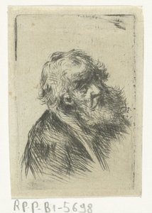 Szakállas öregember alkotó: Jan Chalon