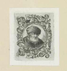 Oude férfi bonthoeddal találkozott ornamentrandban John Chalon rézkarcainak teljes alkotása / Jean Chalon Complette des Eaux Fortes életműve (sorozat címe)