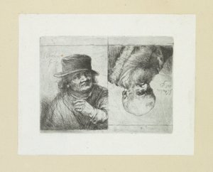 Twee mansportretten John Chalon rézkarcainak teljes munkája / Jean Chalon Complette des Eaux Fortes életműve (sorozat címe)