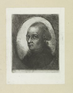 Zelfportret van Jan Chalon John Chalon rézkarcainak teljes munkája / Jean Chalon Complette des Eaux Fortes életműve (sorozat címe) alkotó: Jan Chalon