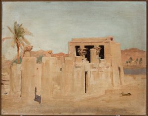 Luxor - A Nílus partja. Egy egyiptomi utazásból alkotó: Jan Ciągliński