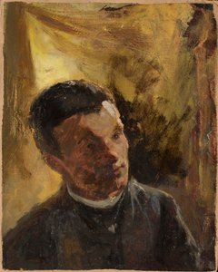 Aleksander Leński (1847-1908) orosz művész portréja alkotó: Jan Ciągliński
