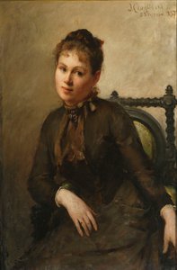 Helena Piltz, született Rymowicz portréja alkotó: Jan Ciągliński
