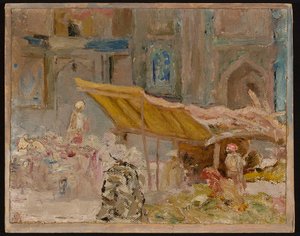 Samarkand – gyümölcspiac. A turkesztáni utazásból