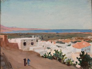 Tripoli Szíriában. Palesztinai utazásból alkotó: Jan Ciągliński