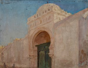 Kairouan (A borbély mecset bejárata)
