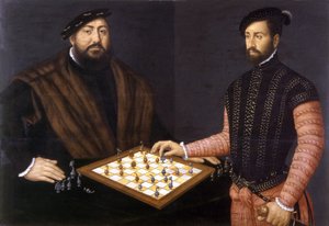 Nagylelkű John Frederick sakkozik, 1552