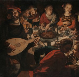Házasság Kánában Szent János elhívása a kánai házasság alatt alkotó: Jan Cornelisz Vermeyen
