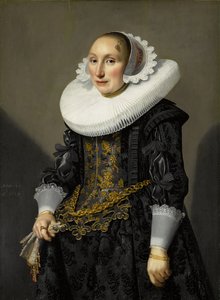 Adriana van der Aam portréja alkotó: Jan Damen Cool