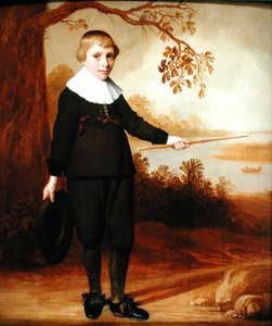 Hétéves fiú portréja folyótájban, 1640