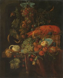 Csendélet gyümölccsel és homárral alkotó: Jan Davidsz. de Heem (copy after)