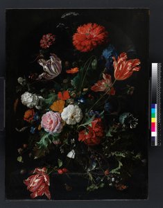 Virágok üvegvázában, 1660 körül