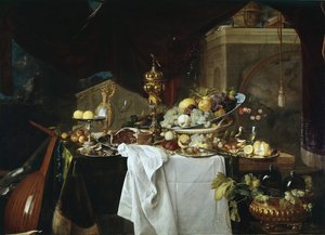 Csendélet (olaj, vászon alkotó: Jan Davidsz de Heem