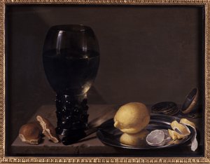 Csendélet borospohárral, 1628 alkotó: Jan Davidsz de Heem