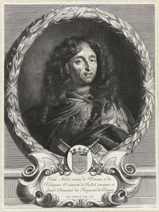 Jan Andrzej Morsztyn költő portréja 1621-1693, 1670-es évek alkotó: Jan Edelinck