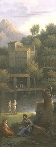 Figurák egy klasszikus tájban alkotó: Jan Frans van Bloemen