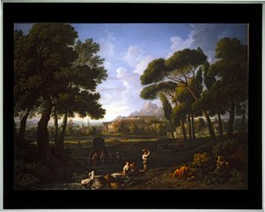 Tájkép Fantasy view of Rome (vászon) alkotó: Jan Frans van (1662-1749) Bloemen