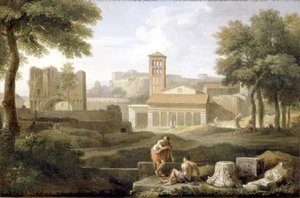 Kilátás a Tivolira alkotó: Jan Frans van Bloemen