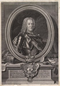 Michal Fryderyk Czartoryski herceg portréja 1696-1775, XVIII. század közepe.