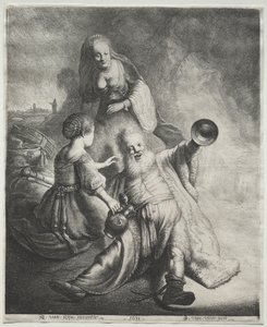 Lót és lányai, 1600-as évek.