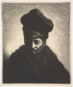 Egy férfi portréja, Rembrandt nyomán, 1633.