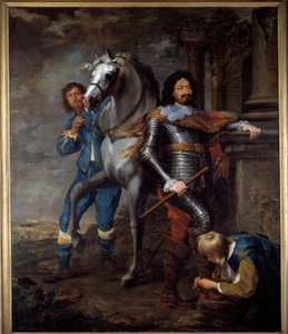 Ottavio Piccolomini tábornok (1599-1656) Jan Van Bronckhorst (1603-1662) festménye 17. század V. 2,72x2,37 m Bayonne, Musee Bonnat