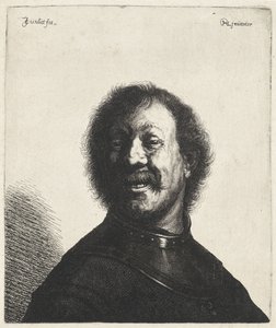 Mosolygó férfi nyakkal Tróniák Rembrandt után (sorozat címe)