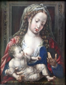 Német: Maria mit dem Kind Mária a Krisztus-gyermekkel alkotó: Jan Gossaert