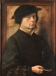 Egy fiatalember portréja alkotó: Jan Gossaert