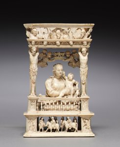 Szűz és gyermek építészeti keretben, c. 1530-1540. alkotó: Jan Gossaert