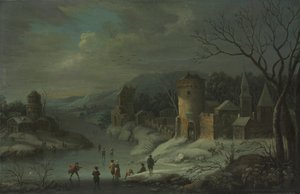 Téli táj, c. 1680-1718.