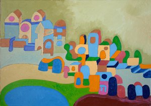 Művésztelep, 2010 (olaj, vászon) alkotó: Jan Groneberg
